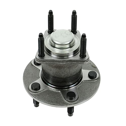 Image of TRQ 2 Piece Rear Wheel Bearing & Hub Assembly Set Compatible with 2006-2007 Chevrolet HHR 2004-2007 Malibu 2005-2007 Pontiac G6