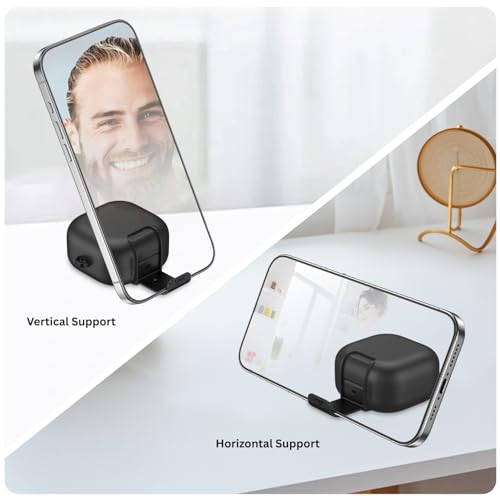 Image of Oboe Aegis Case 'Compatible with' Samsung Galaxy Buds 4 & 4 Pro Case with Phone Stand & Keyring (Black) [Buds & ChargingCase NOT Included]