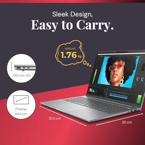Image of HP Ultra 7 255H / 32 GB DDR5 RAM / 1 TB SSD /Windows 11 Pro /5 MP IR AI Camera / 16.0 inch AG WUXGA /Intel Wi-Fi 7 BE201 (2x2) and Bluetooth 5.4 /Fingerprint Reader (C1JQ1PT)
