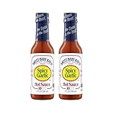 Sweet Baby Ray’s Spicy Garlic Hot Sauce 5 Fl Oz (Pack of 2)