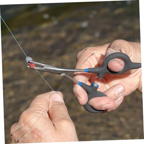 40 piezas líderes de pesca de acero con conectores dobles miniatura 5