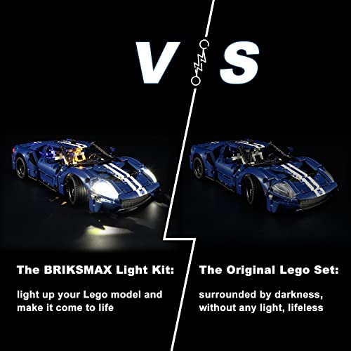 Image of BRIKSMAX Led Lighting Kit for LEGO-42154 2022 Ford GT - Compatible with Lego Technic Building Blocks Model- Not Include Lego Set