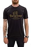 Brixton – Camiseta para hombre, Washed Black5, Medium