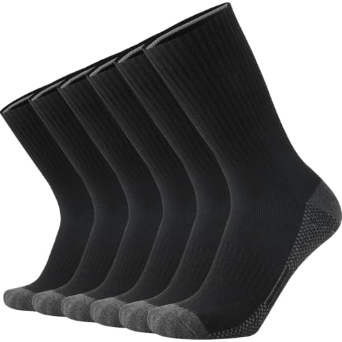Image of ONKE Seamless Athletic Work Socks for Men Heavy Duty Boot Max Cushion Crew