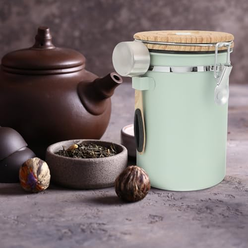 Contenedor hermético para café con cierre y cuchara miniatura 7