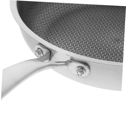 Wok de Acero Inoxidable PRETYZOOM Antiadherente miniatura 4