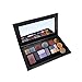 Allwon Magnetic Palette Empty Eyeshadow Makeup Palette with Shatterproof Mirror for Eyeshadow Lipstick Blush Powder (Black)