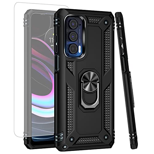 Coque Moto Edge 2021 magnétique anti-choc avec vitre de protection écran