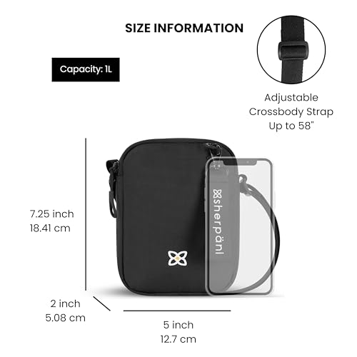 Image of Sherpani Rogue, Mini Crossbody Bag, Lightweight Shoulder Bag, Cross Body Purse, Crossbody Bags, Unisex Travel Gift
