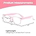 GALVANOX Kids Fake Glasses - Non Prescription Clear Lens Eyeglasses, TR90 Frame with Shatterproof Lenses (Suitable for Children Ages-3-12) Pink