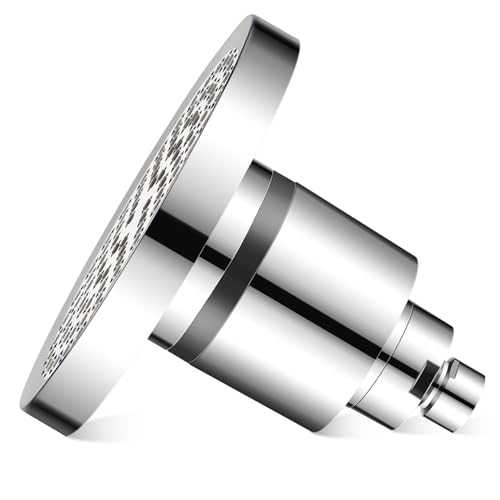 Pommeau de douche haute pression filtre eau chlore UKCOCO chrome