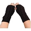 1 paar armwarmers dames vingerloze handschoenen winter halve vingerhandschoenen winterhandschoenen warme duimgat lange…