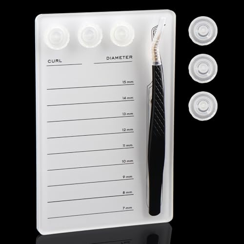 Kit de paletes de extensão de cílios premium, almofada organizadora de cílios de enxerto durável com