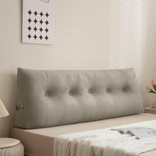 Almohada De Cuña para Cabecero, Almohadas De Refuerzo para Sofá Cama, Cojín De Descanso para Cama, Respaldo De Gran Soporte, Almohada De Lectura para Reposo En Cama,8,150 * 40 * 12cm
