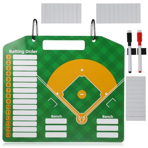 Tableau blanc à poignée pvc baseball effaçable pour coaching