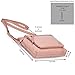 Leather Crossbody Bags for Women Small Soft Genuine Pebbled Sling Shoulder Handbag Crossover Purse with Full Adjustable Strap (Baby Pink Nappa)