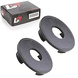 2 tapacubos universales de 55 mm, color negro