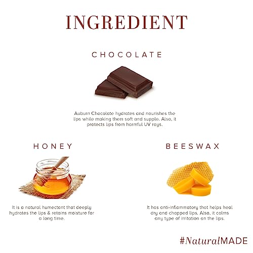 KHADI NATURAL Chocolate Lip Balm With Beeswax & Honey, Chocolate, 5 g (Pack of 2) - Image 4