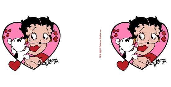 Taza de cerámica CafePress Betty Boop 15 oz miniatura 4