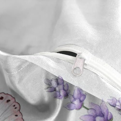Parure de lit papillons violets 200x200 pour chambre d'ado - 8