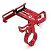Produktbild GUB P10 Universal Bike Fahrrad Motorrad Halterung für Handy, Smartphone, Navi usw. Rot