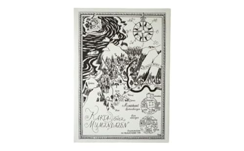 MOOMIN(ムーミン) ファブリックフレーム Mサイズ(ムーミン谷の地図)[52210385] キャラクター インテリア 絵画