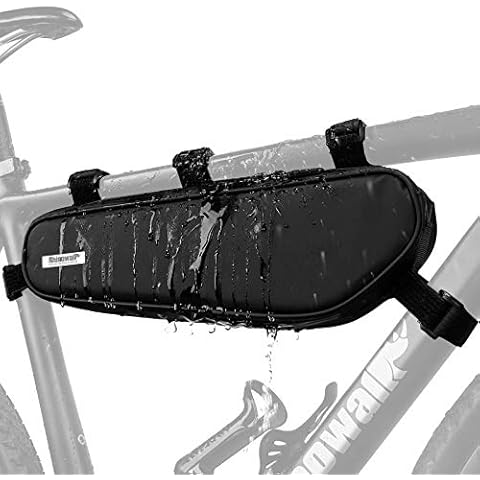 Rhinowalk Fahrrad Rahmentasche Triangeltasche Wasserdicht Dreieck Fahrradtasche Werkzeugtasche Oberrohrtasche Cover