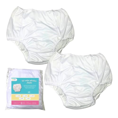 Kit 2 Protetores de Fralda Geriatrica Plástica Reutilizável