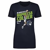 500 LEVEL Napheesa Collier Minnesota Lynx Shirt for Women - Napheesa Collier Minnesota Lynx Slant WHT (Navy, Large)