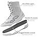 Wrestling Shoes Men Boxing Shoe Fitness High Top Sneakers Wrestling Boots Silver