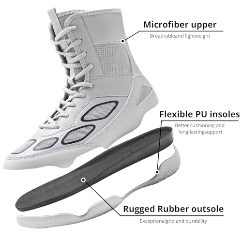 Wrestling Shoes Men Boxing Shoe Fitness High Top Sneakers Wrestling Boots4