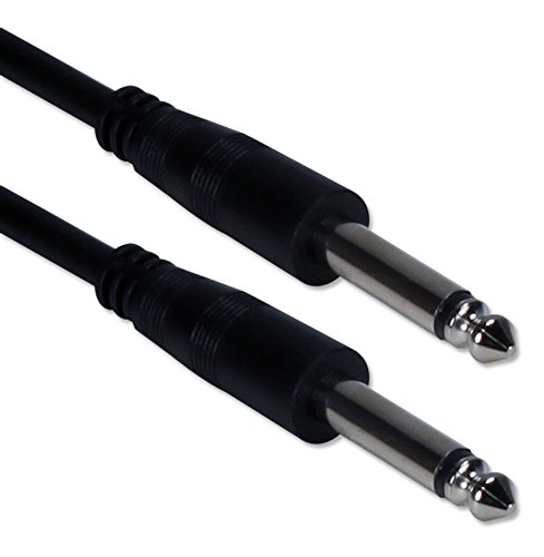 Câble jack TRS 6,35 mm sans interférence de 25 FT pour signal stable