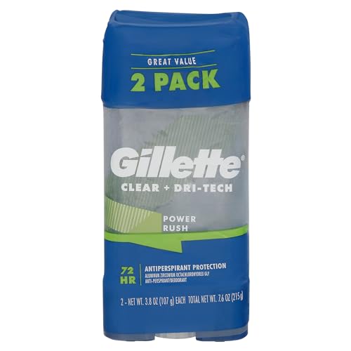 Gillette Antiperspirant and Deodorant for Men, 72hr Sweat & Odor Protection, Long Lasting Freshness,...
