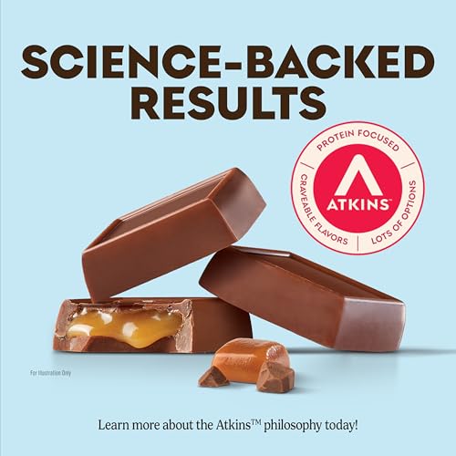 Image of Atkins Endulge Milk Chocolate Caramel Squares, Dessert Favorite, Good Source of Fiber, 1g Sugar, 90 Count