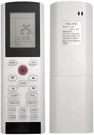 Replacement Remote for Gree Air Conditioner YAC1FB YAC1FB6 YAC1FB9 YACIFB YACIFBI image 4