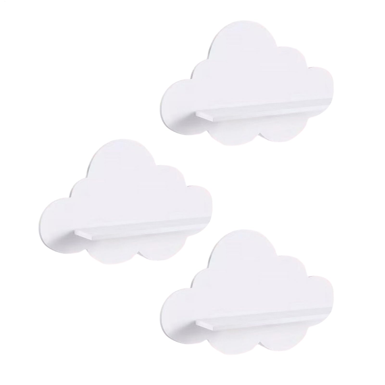 Étagères flottantes nuage rangement mural esthétique et présentoir