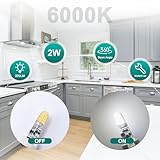 DiCUNO G4 LED Bulbs 2W Cool White 6000K, 20W Halogen Equivalent, 12V, G4 Bi-Pin LED Light Bulbs, Non-Dimmable Light for Home Lighting, 200LM, Pack of 10 - Image 6