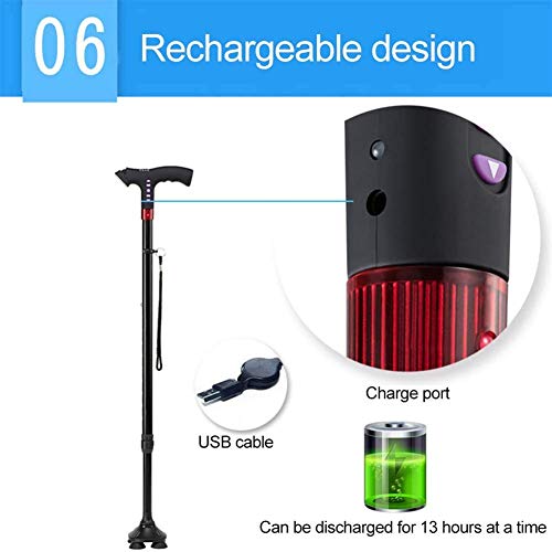 Bastone da passeggio con radio intelligente