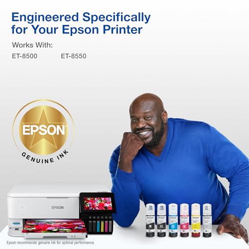 Image of Epson 552 EcoTank Ink Ultra-high Capacity Bottle Photo Black (T552120-S) Works with ET-8500, 8550
