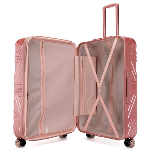 Badgley Mischka Contour 3 Piece Expandable Luggage