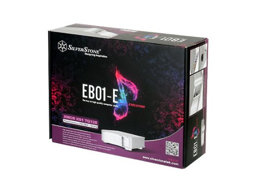 Silverstone tek eb01s-e Aluminio 24 bits/192 kHz USB DAC Amplificador de Auriculares con XMOS XS1 tq128 USB Decodificador, Plata