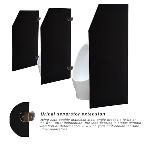 Mampara para urinario de pared con panel de protección para inodoro de hotel y comercio 6