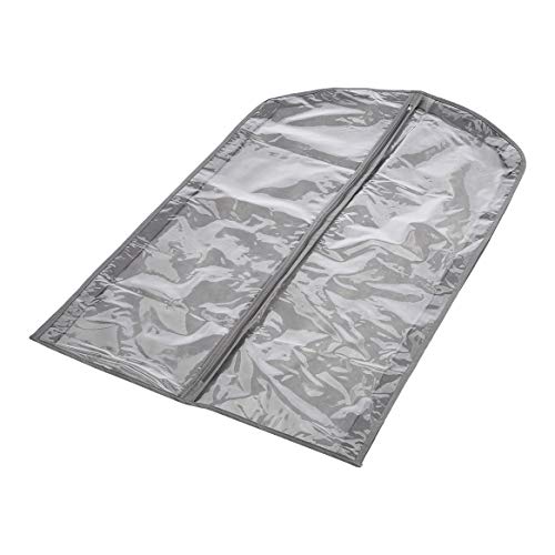 Amazon Basics Fabric Garment Bags, Grey 5Pack