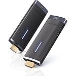 VENTION Wireless HDMI Dongle Transmitter and Receiver 2.4/5GHz, Bluetooth Adapter, Wireless Extender Connection with Sender with Miracast 1080P for Streaming Video from PC to Monitor/Projector/HDTV