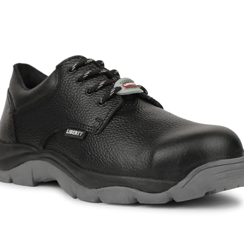 Image of Liberty Freedom Shield-CA Safety Shoes for Men's with Rubber Insole | Comfortable for All Weather | Shock Absorber|