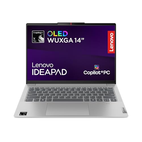 Lenovo IdeaPad Slim 5 Gen 9 - Portátil IA Copilot+ PC,14' OLED (Snapdragon X Plus X1P-42-100, 32 GB RAM,1 TB SSD, Wi-Fi 7, Windows 11) Teclado Español, Gris - 3 Meses de Xbox Game Pass Incluido