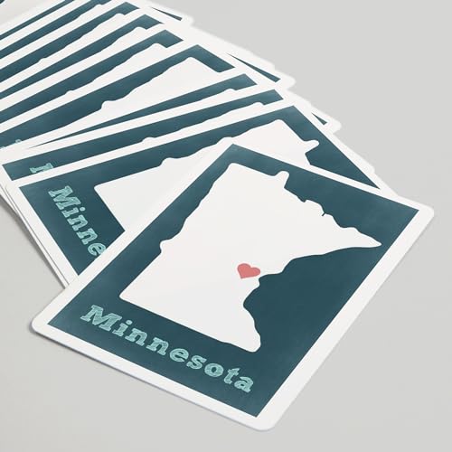 Lantern Press Minnesota, 52 naipes tamaño póker miniatura 5
