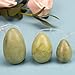 ZORZA 3Pcs Eggs Massage Stone Jade Massage Natural Stone Stress Exercise Release Balls for Women