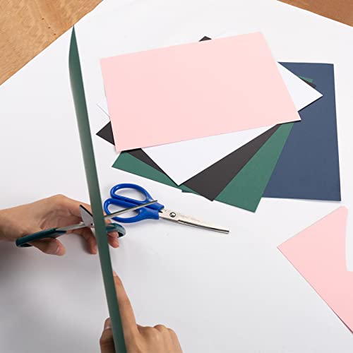 50 Sheets 8 1/2 X 14 Thick Paper Cardstock Blank Cards Colorful For Diy Crafts Cards Making, Invitations, Scrapbook Supplies (Navy Blue, 8 1/2 X 14) #TOP3