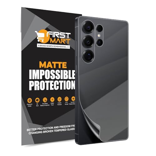 Image of FIRST MART Matte Back Screen Protector for Samsung Galaxy S26 Ultra - TPU Anti-Glare Protection, Anti-Slip, Bubble-Free, Edge to Edge Coverage [ 1 Pack]